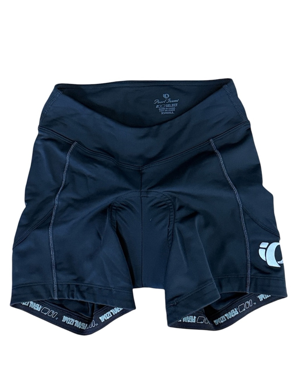 PEARL IZUMI SELECT WOMENS CYCLING SHORTS BLACK PADDED BIKE SHORTS EUC XSMALL